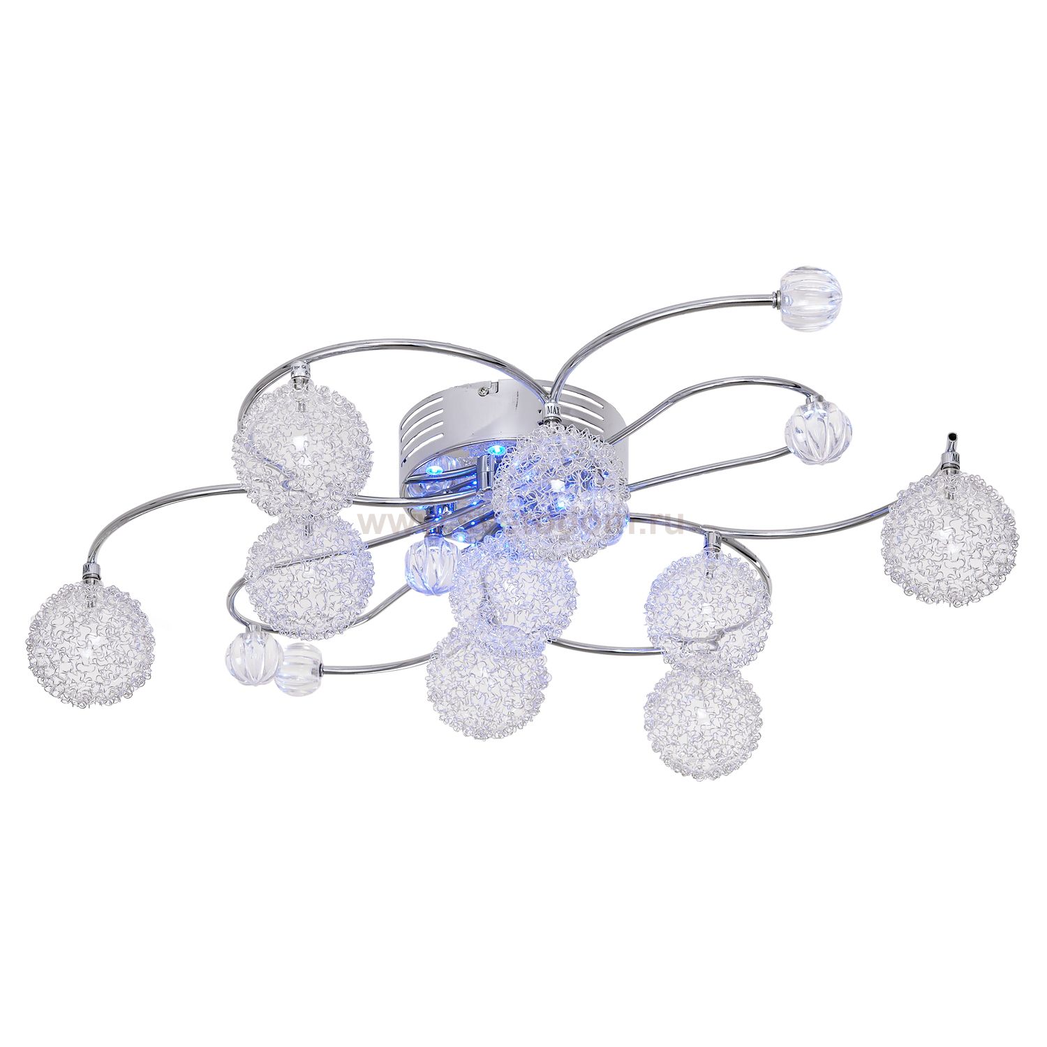 Светильник ЭкономСвет 7658/9CR RC WTBLLED