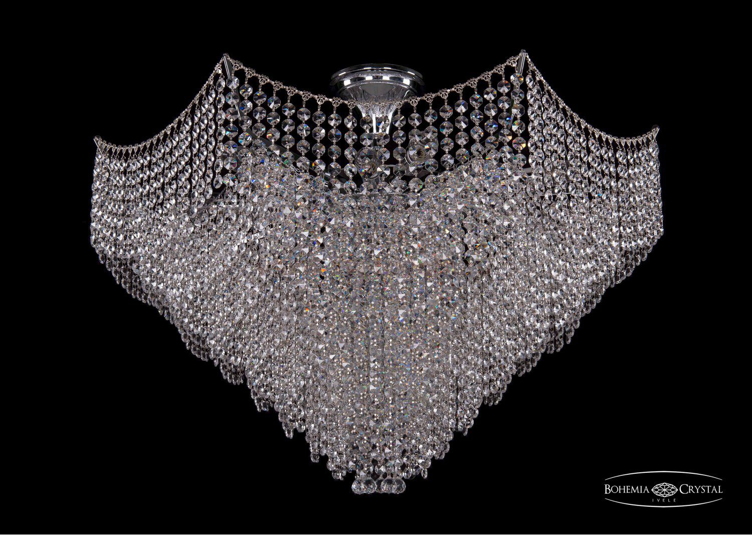 Люстра хрустальная Bohemia Ivele 7707.15.Ni