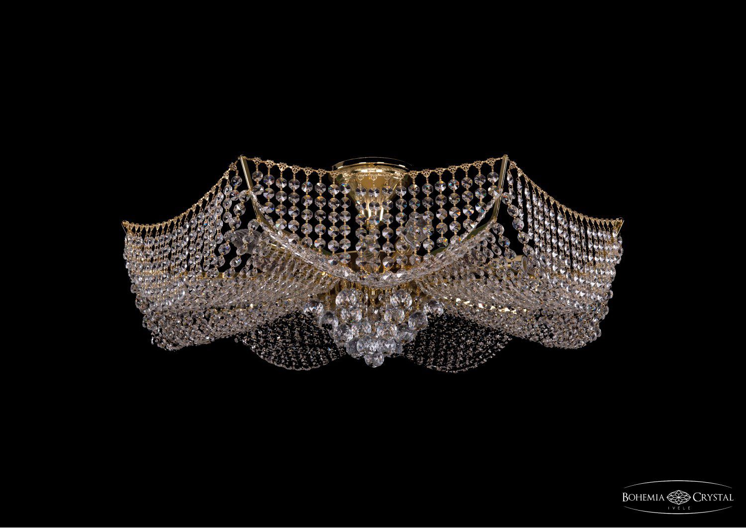 Люстра хрустальная Bohemia Ivele 7708.14.G