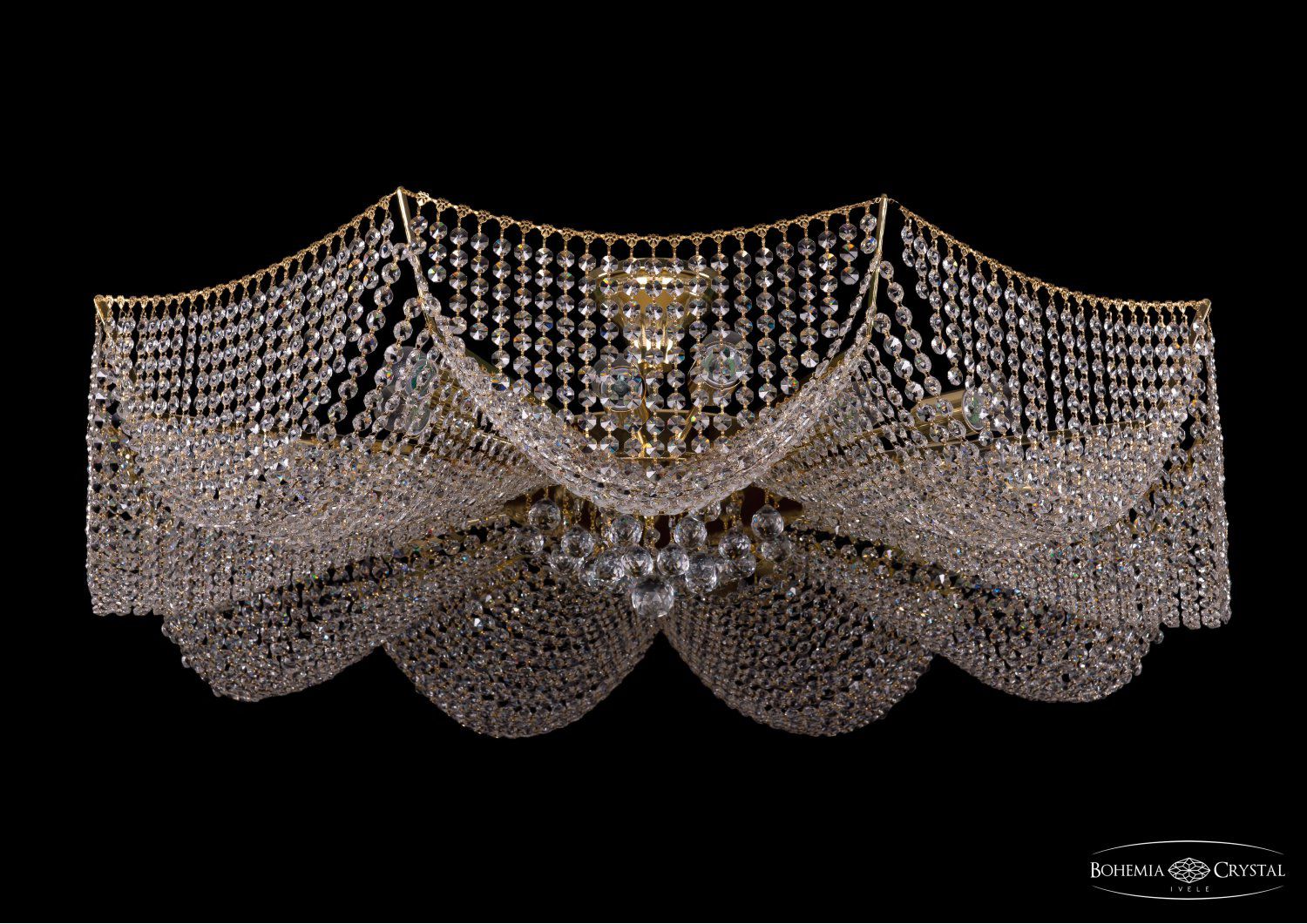 Люстра хрустальная Bohemia Ivele 7708.18.G