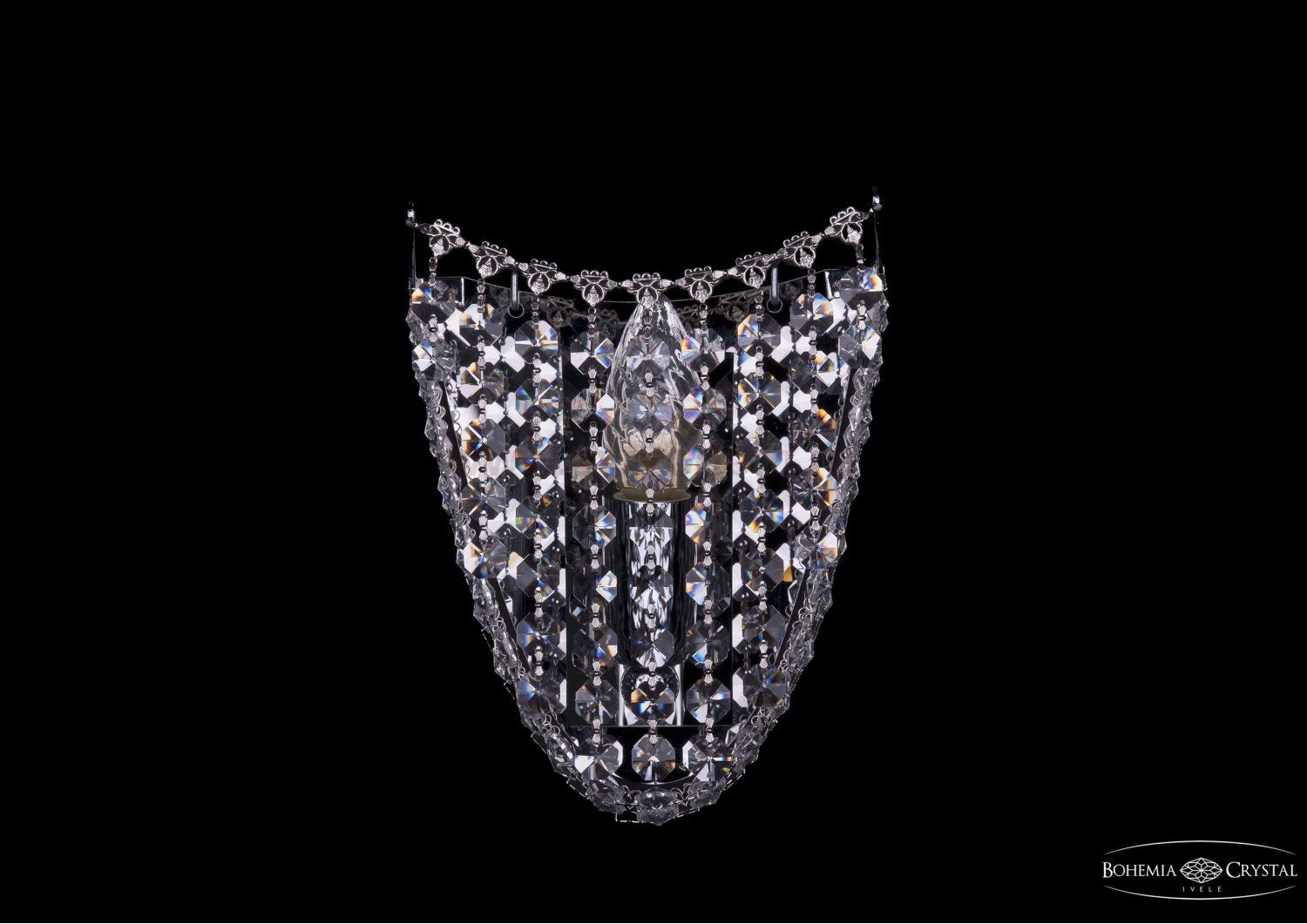 Светильник настенный бра Bohemia Ivele 7708.1S.Ni