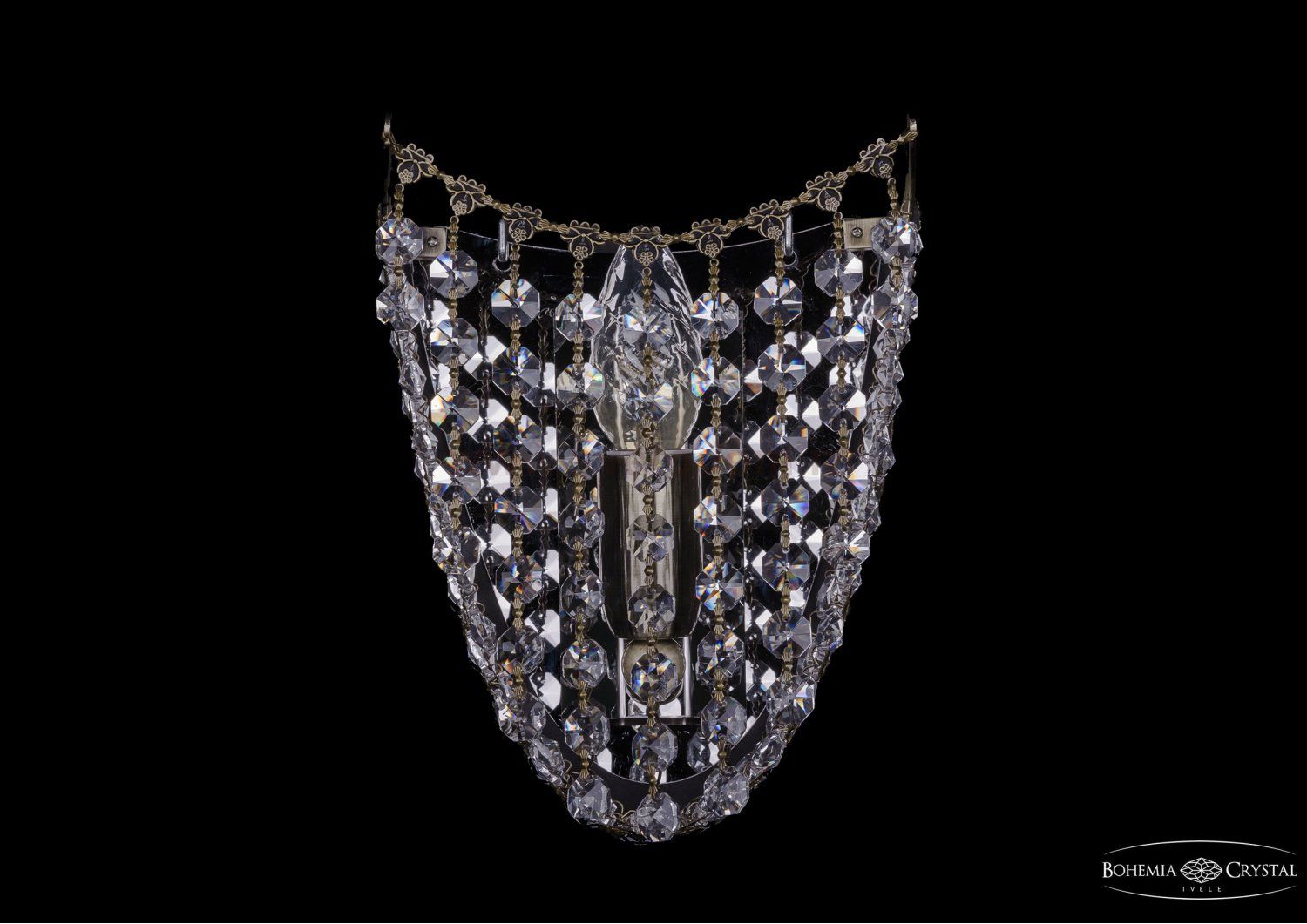 Светильник настенный бра Bohemia Ivele 7708.1S.Pa