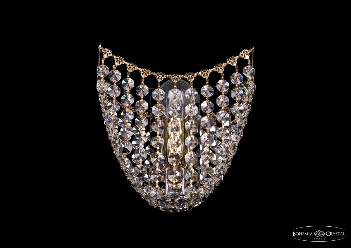 Светильник настенный бра Bohemia Ivele 7708/1/W/G