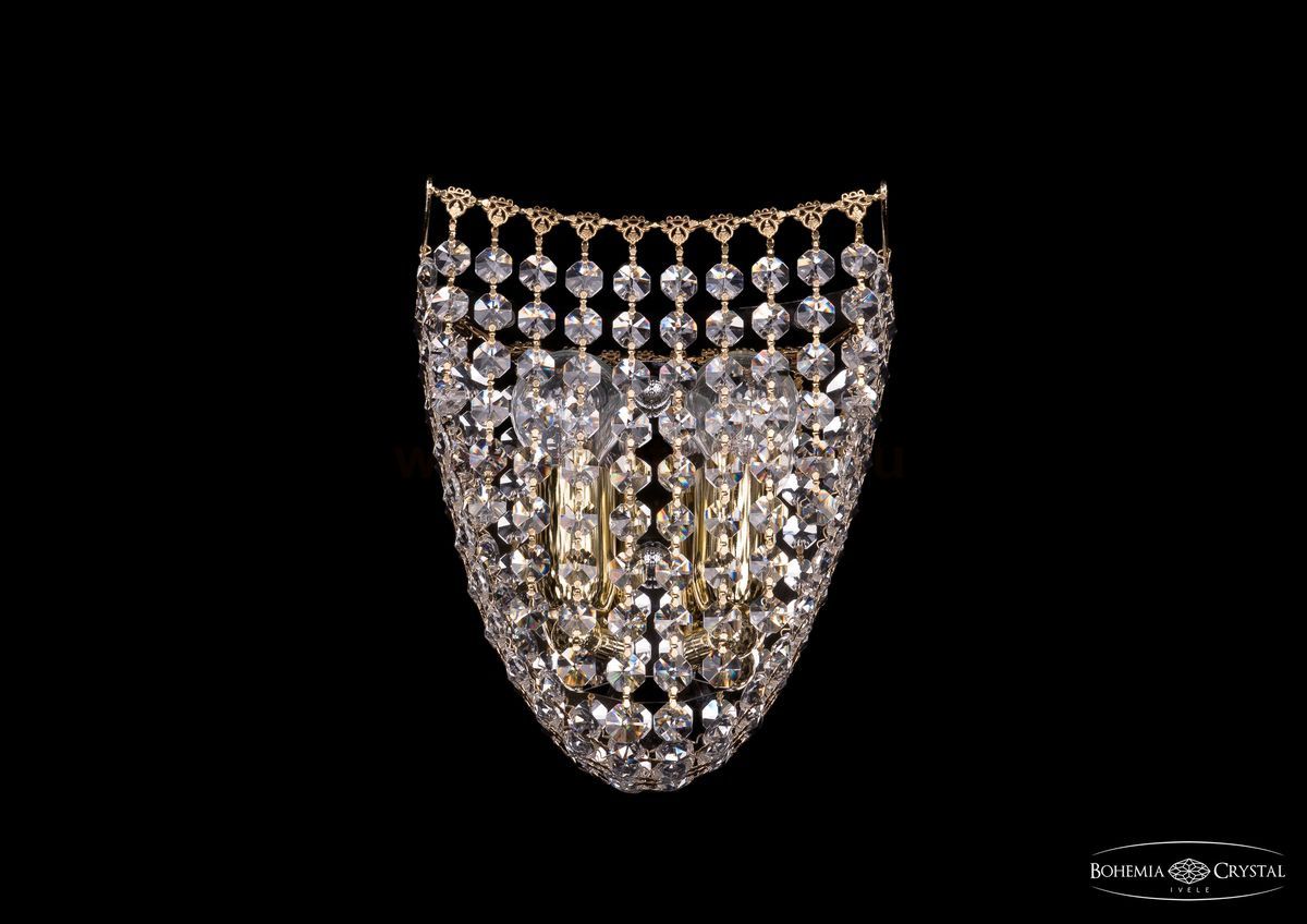 Светильник настенный бра Bohemia Ivele 7708/2/S/G