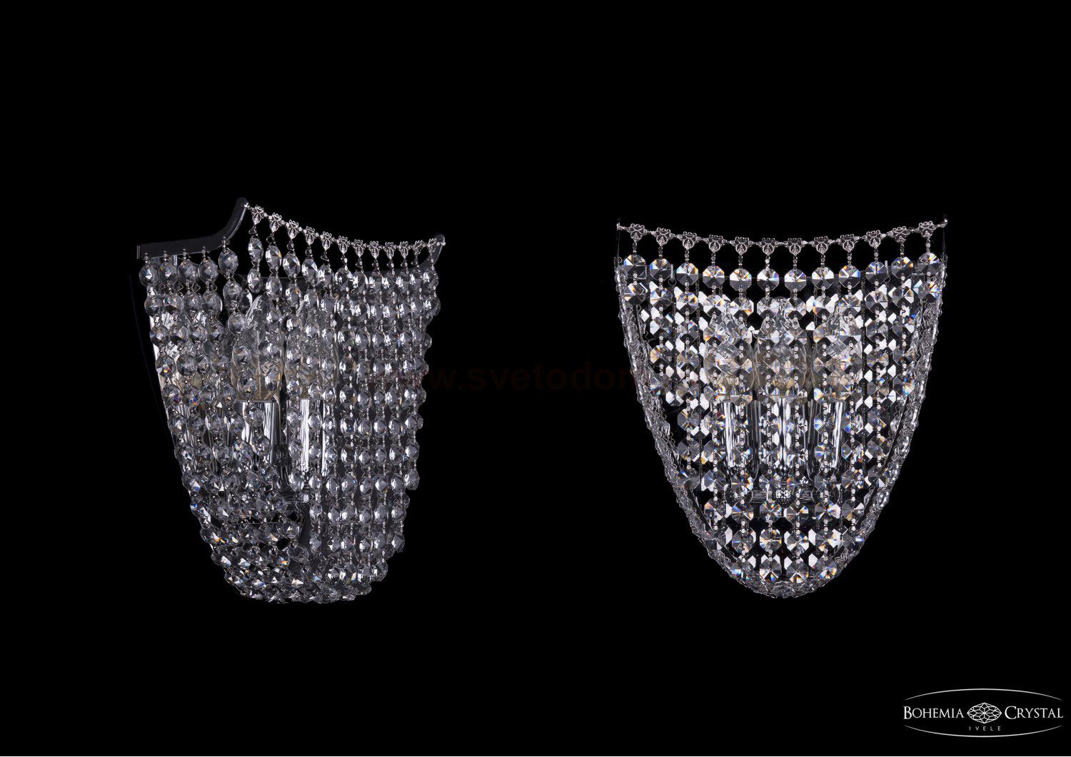 Светильник настенный бра Bohemia Ivele 7708.3S.Ni