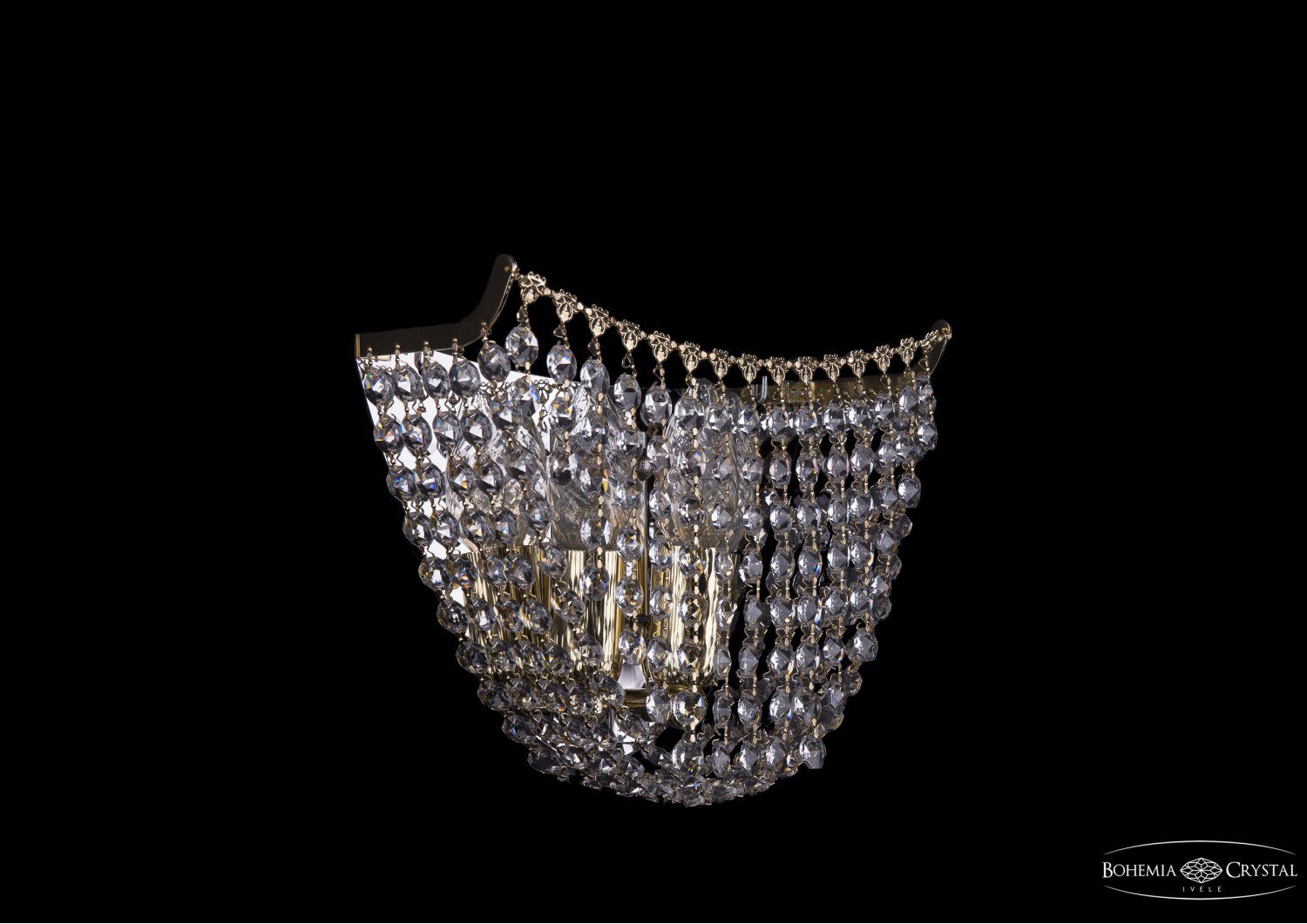 Светильник настенный бра Bohemia Ivele 7708.3W.G