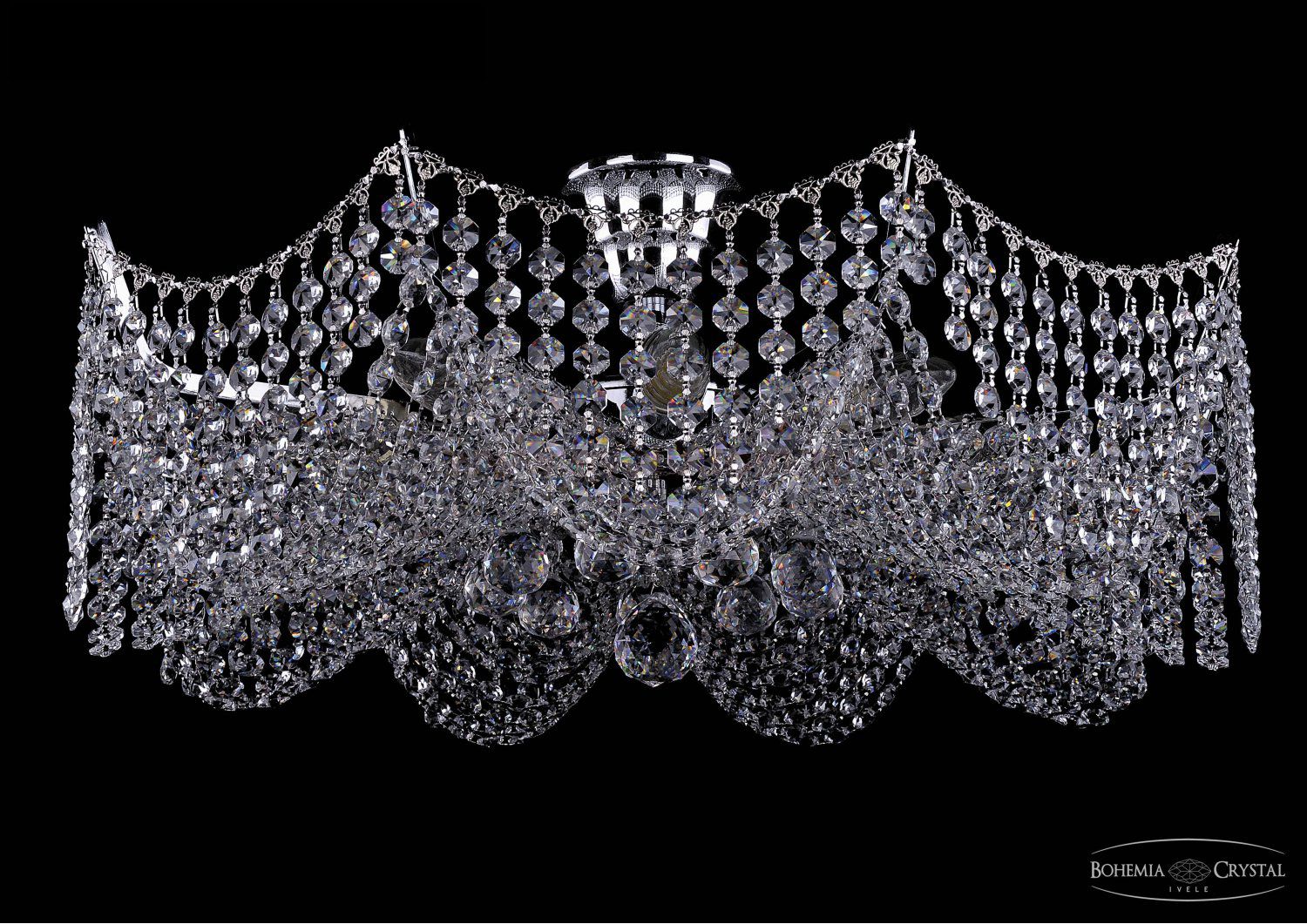 Люстра хрустальная Bohemia Ivele 7708.9.Ni