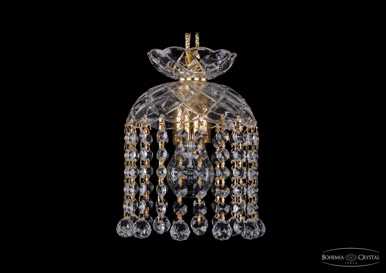 Люстра хрустальная Bohemia Ivele 7715/15/G/Balls