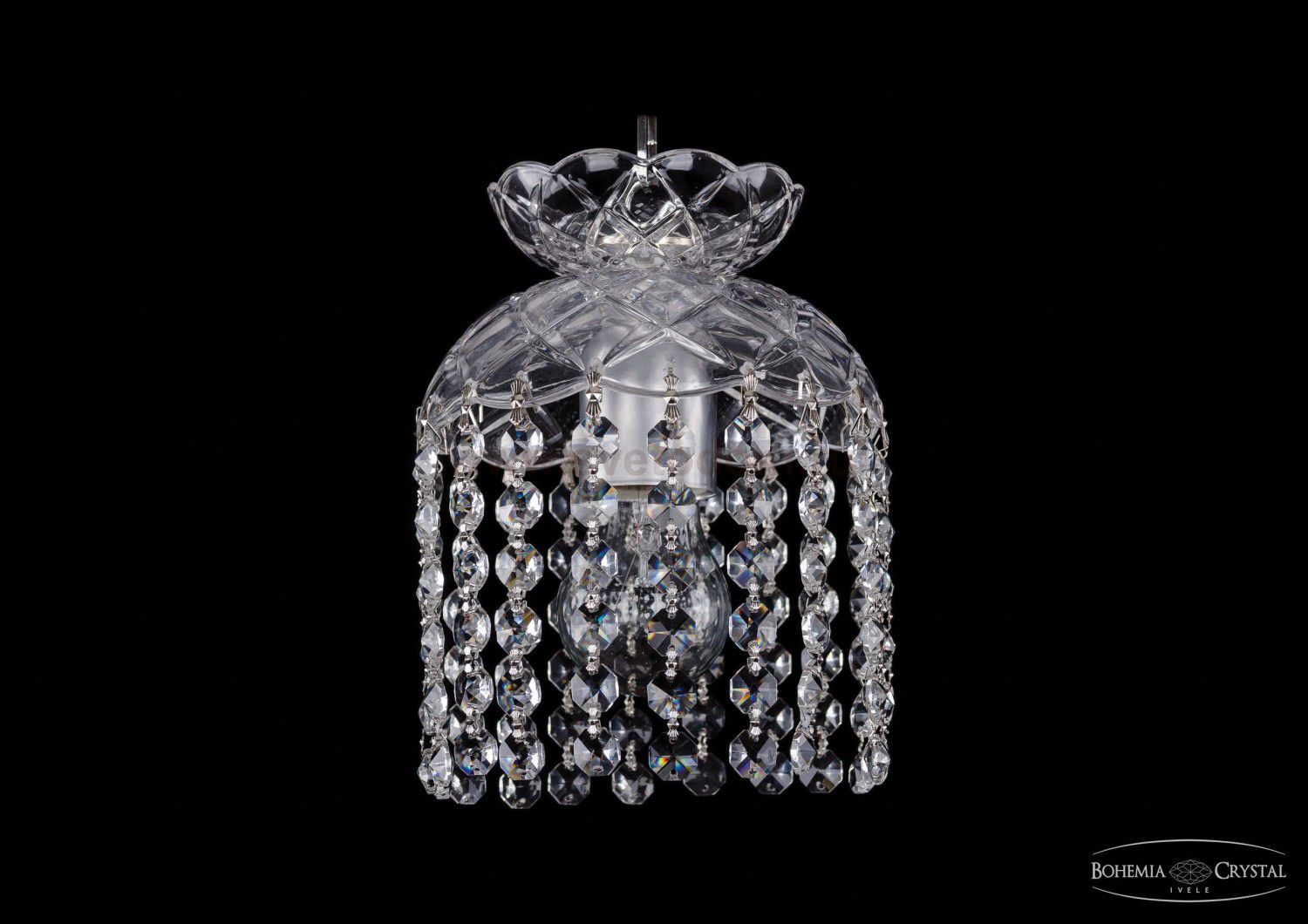 Хрустальный подвесной светильник Bohemia Ivele 7715/15/Ni/R