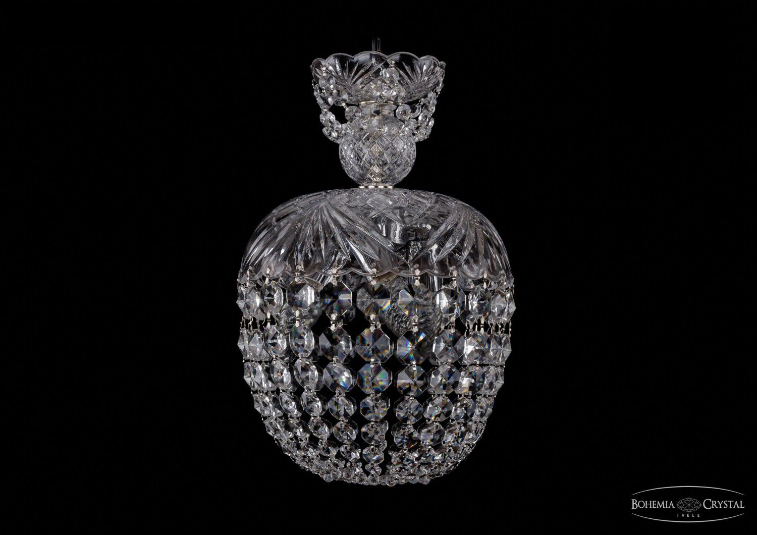 Люстра хрустальная Bohemia Ivele 7710/25/Ni