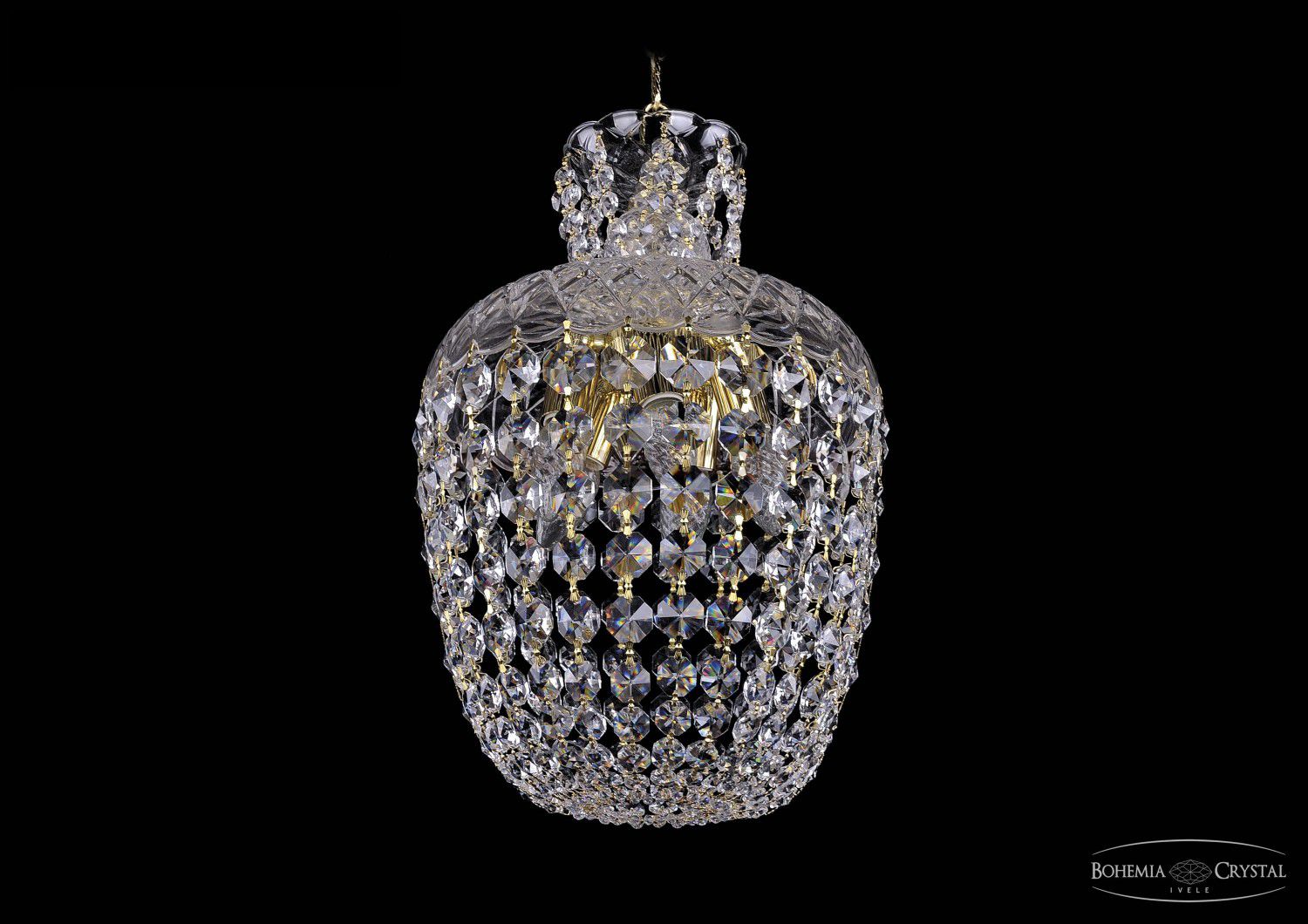 Люстра хрустальная Bohemia Ivele 7710/30/G
