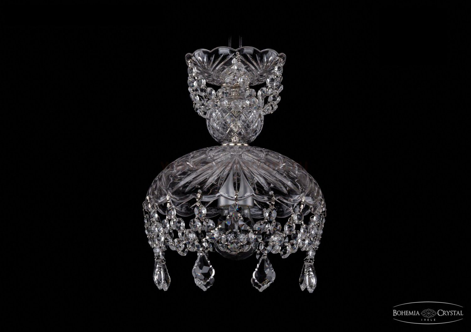Люстра хрустальная Bohemia Ivele 7715/22/Ni/Leafs