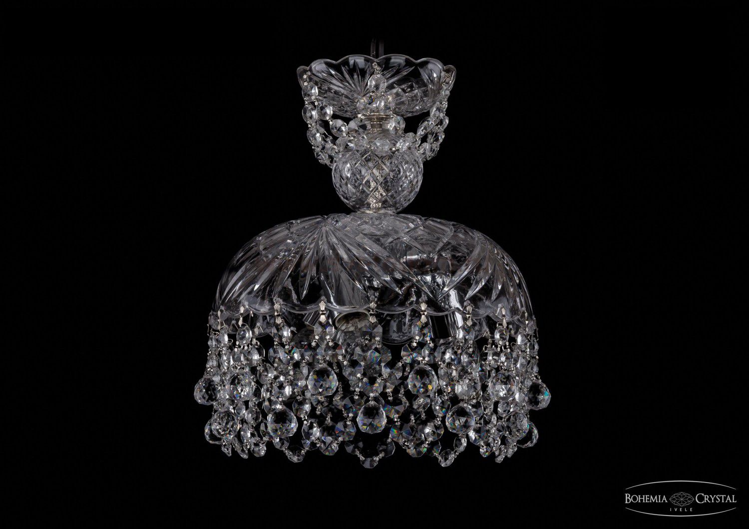 Люстра хрустальная Bohemia Ivele 7715/25/Ni/Balls
