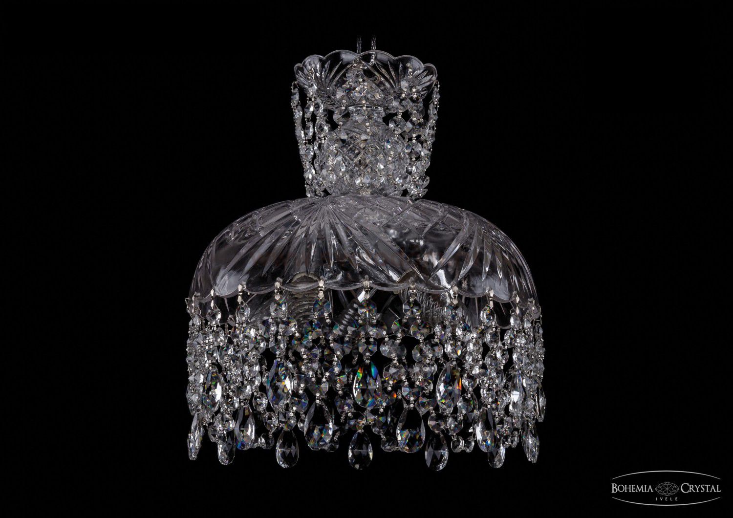 Люстра хрустальная Bohemia Ivele 7715/30/Ni