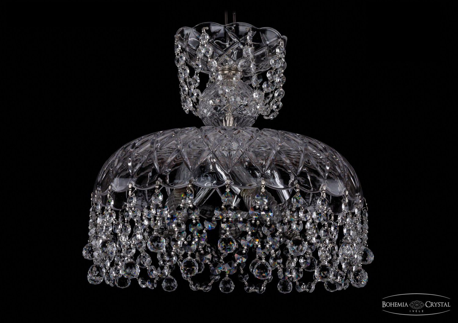 Люстра хрустальная Bohemia Ivele 7715/35/Ni/Balls