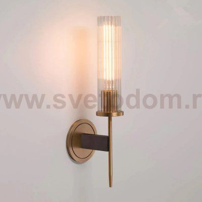 Настенный светильник Alouette 1 brass