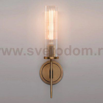 Настенный светильник Alouette 1 brass