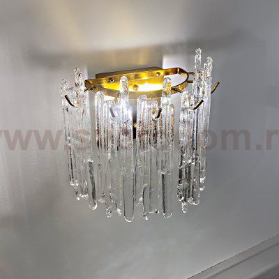 Настенный светильник 771331 gold/clear