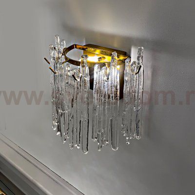Настенный светильник 771331 gold/clear