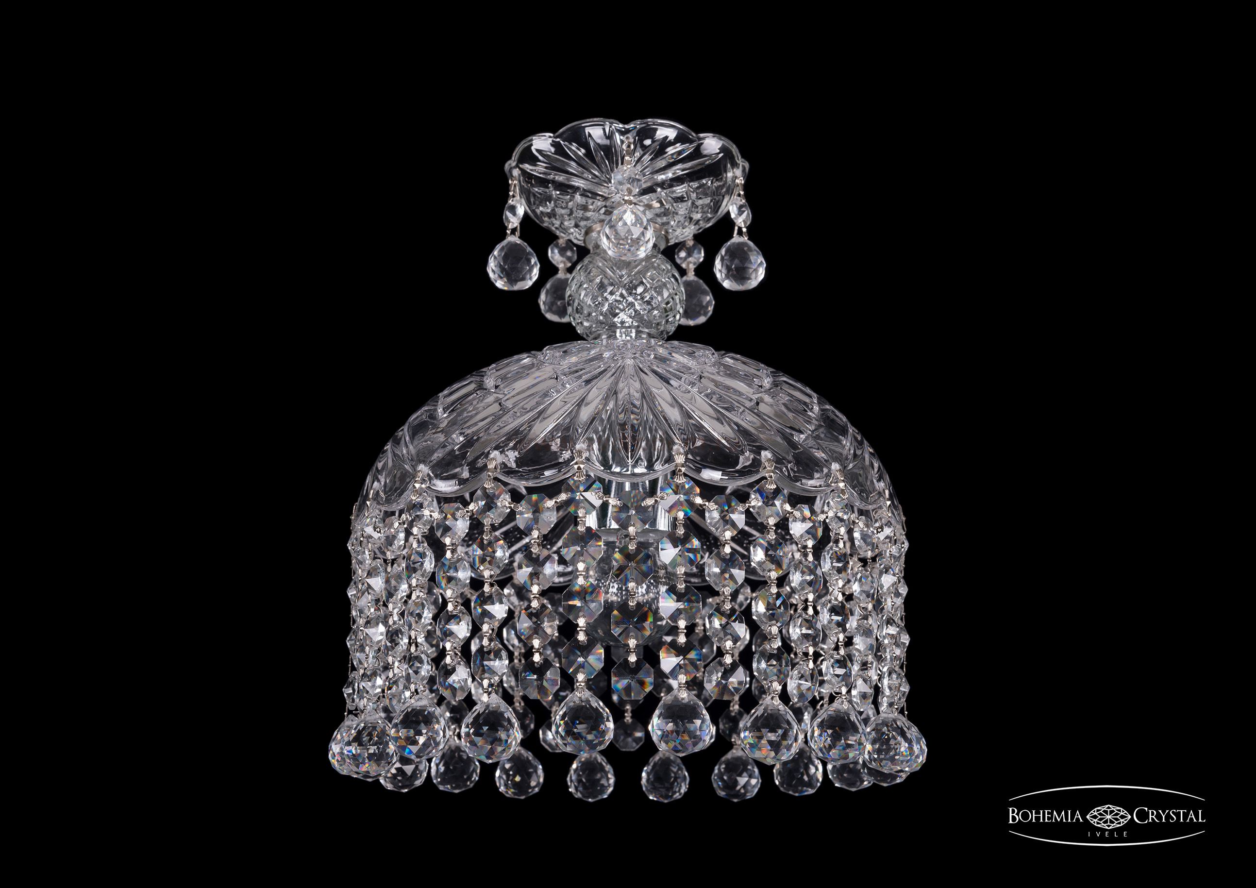 Люстра Bohemia Ivele 7715/22/1/Ni/Balls