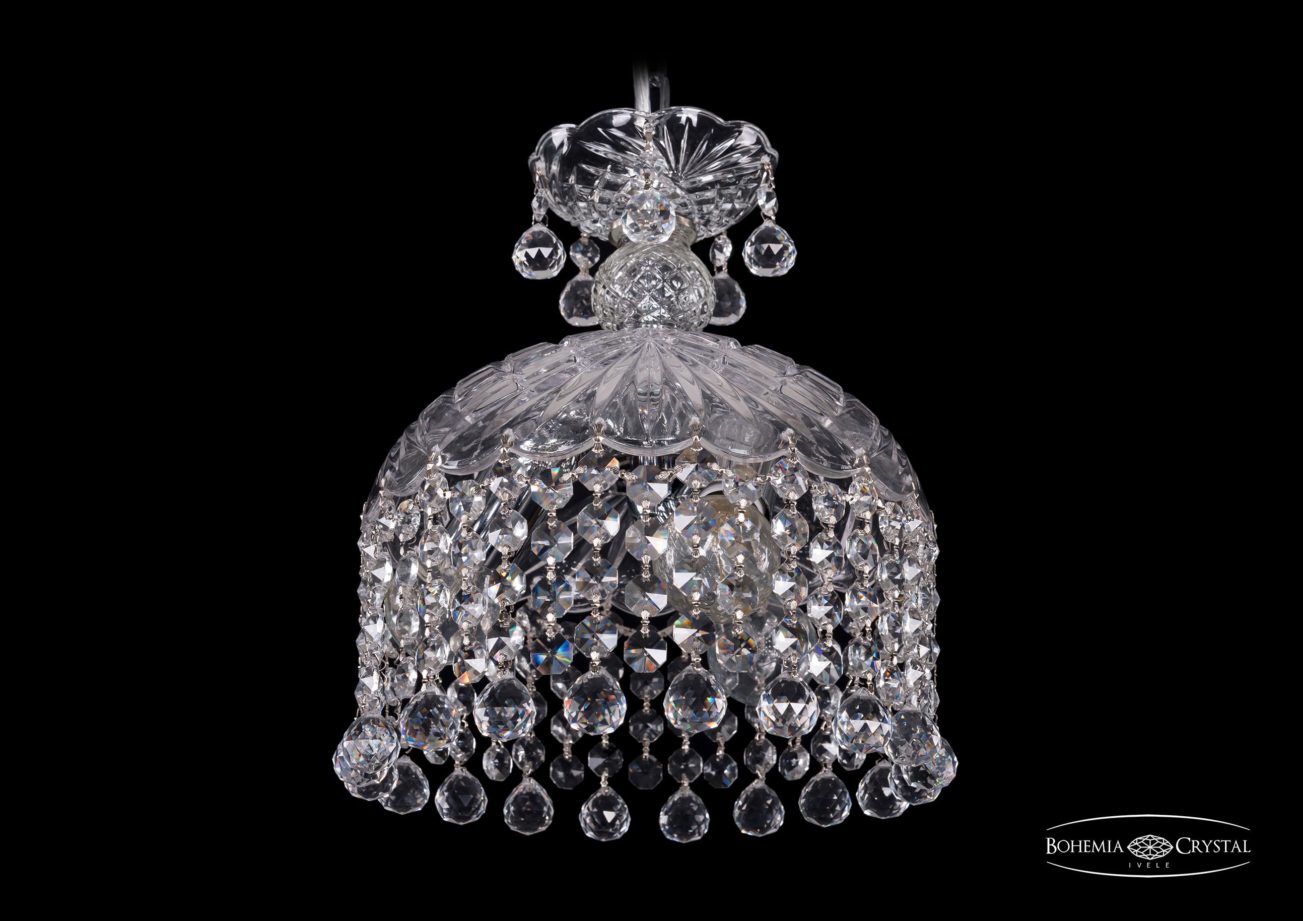 Люстра Bohemia Ivele 7715/22/3/Ni/Balls