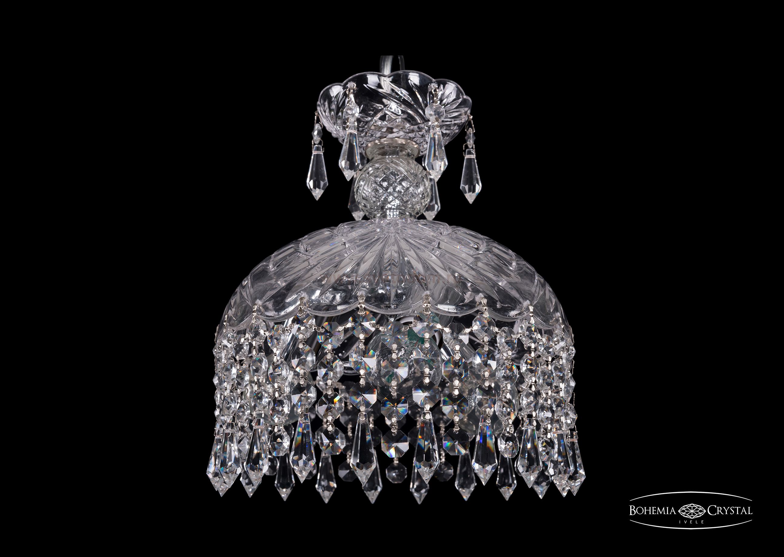 Люстра Bohemia Ivele 7715/22/3/Ni/Drops