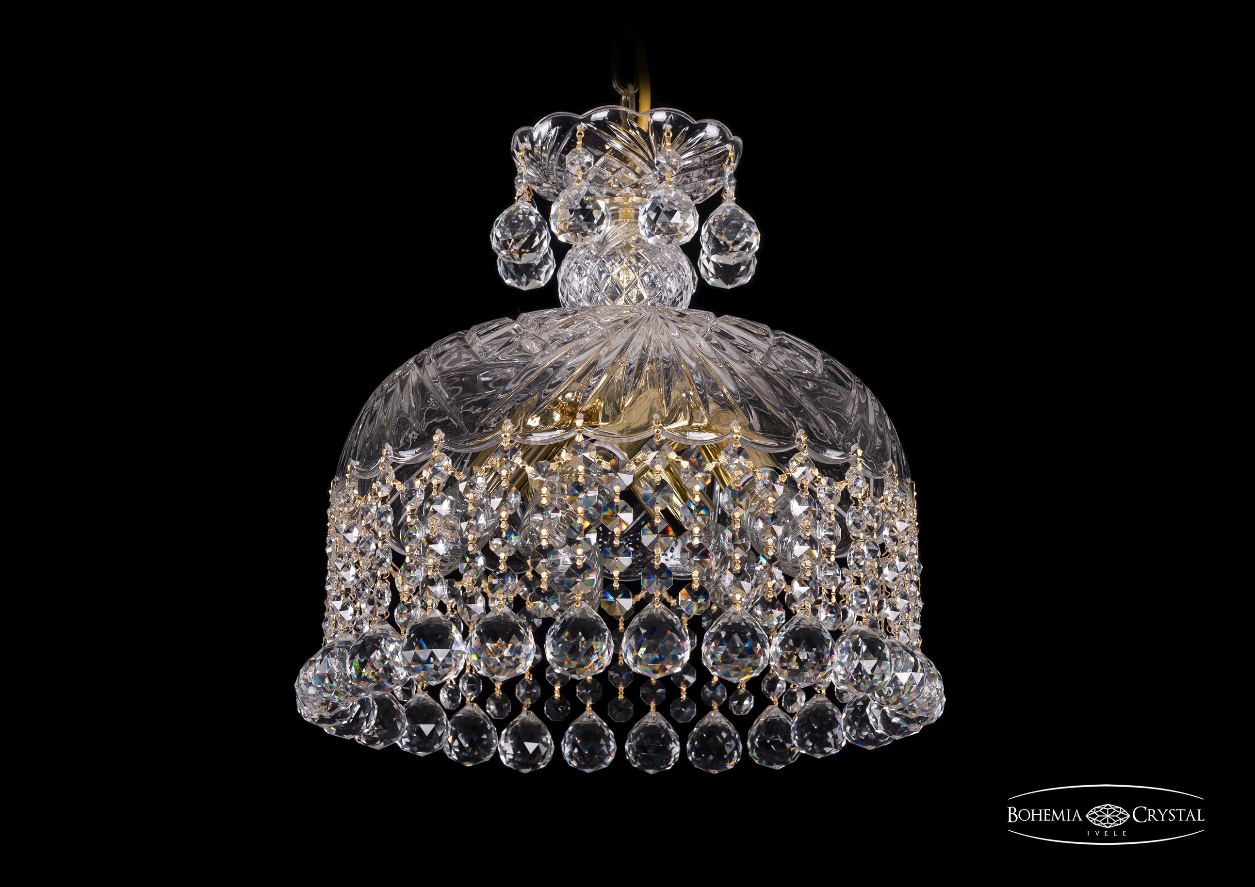 Люстра Bohemia Ivele 7715/30/G/Balls