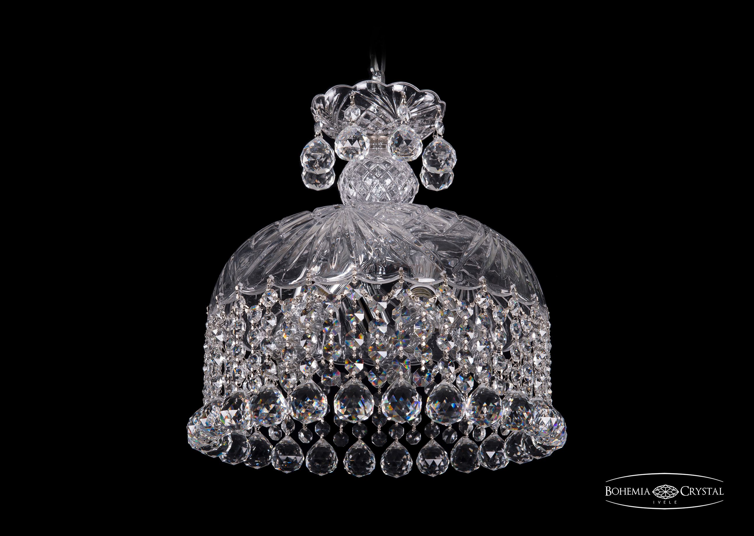 Люстра Bohemia Ivele 7715/30/Ni/Balls