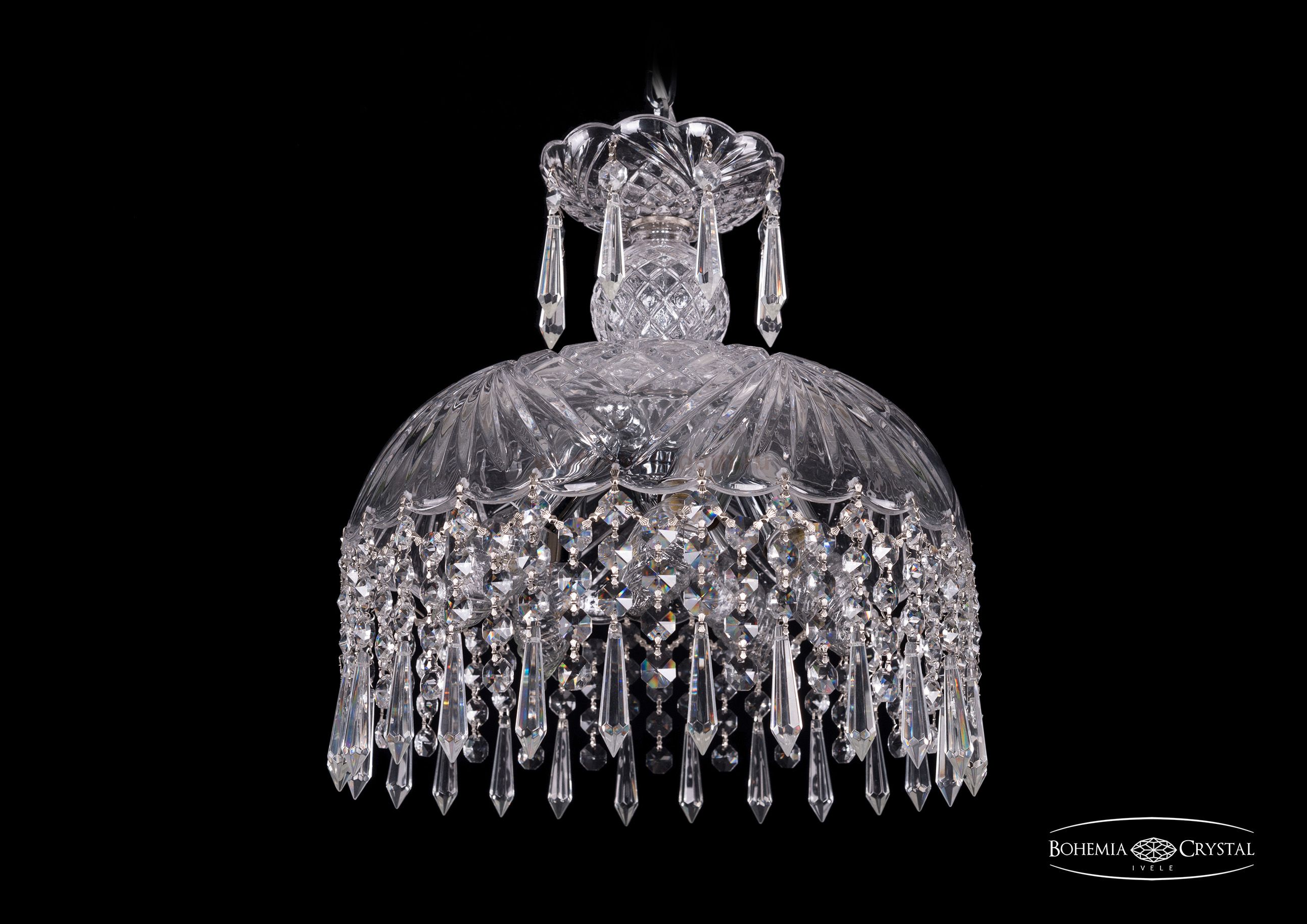 Люстра Bohemia Ivele 7715/30/Ni/Drops