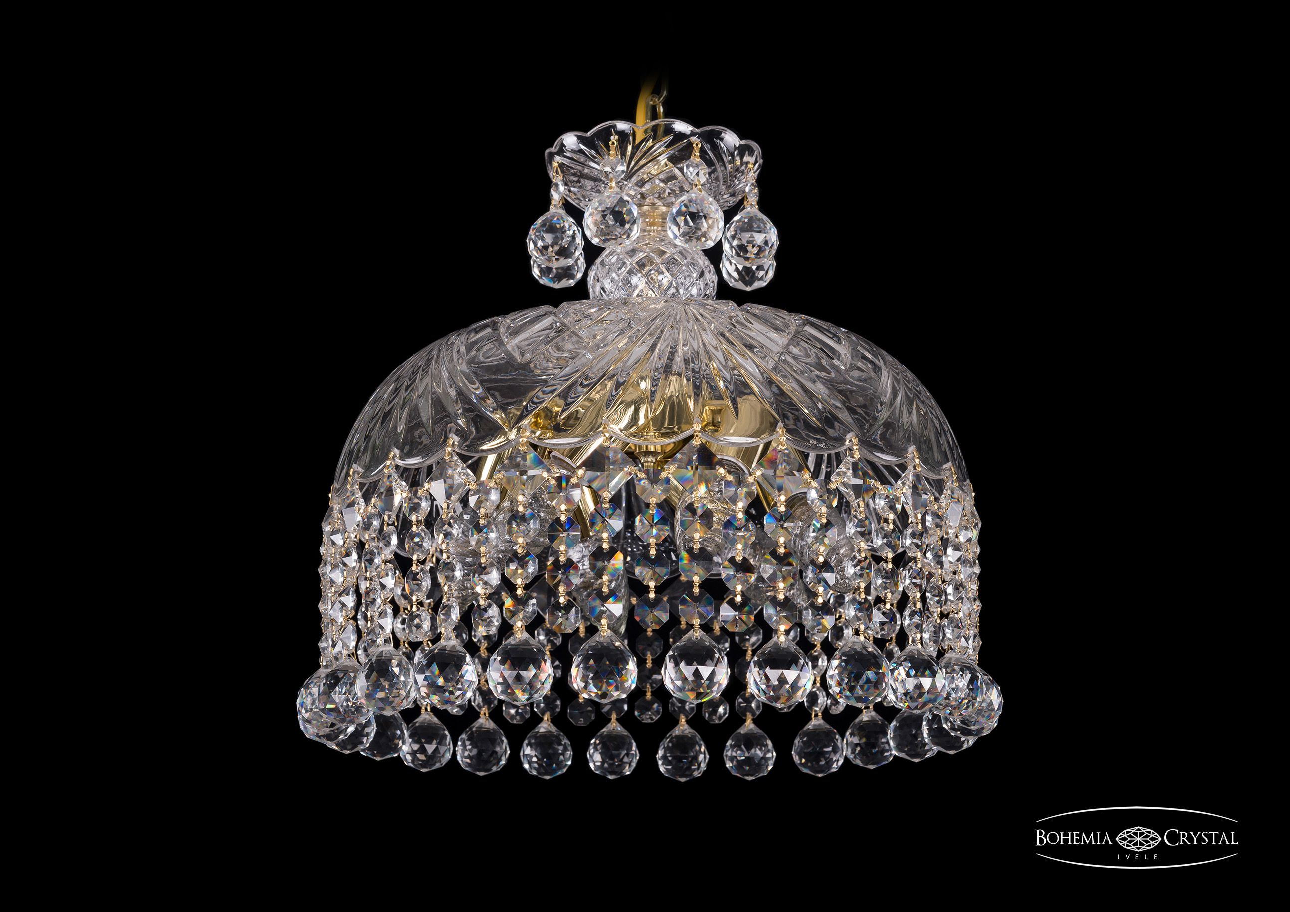 Люстра Bohemia Ivele 7715/35/G/Balls
