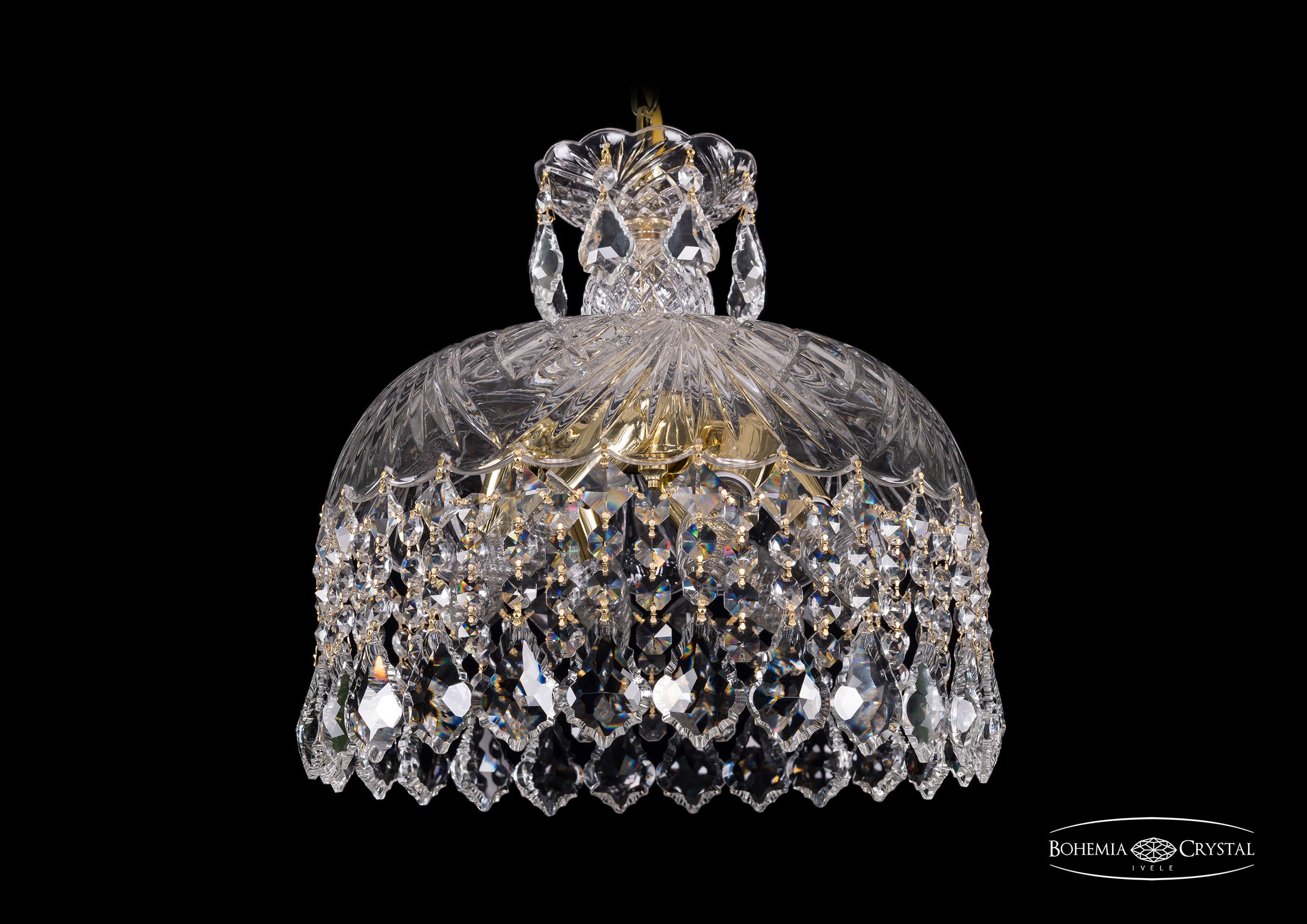 Люстра Bohemia Ivele 7715/35/G/Leafs