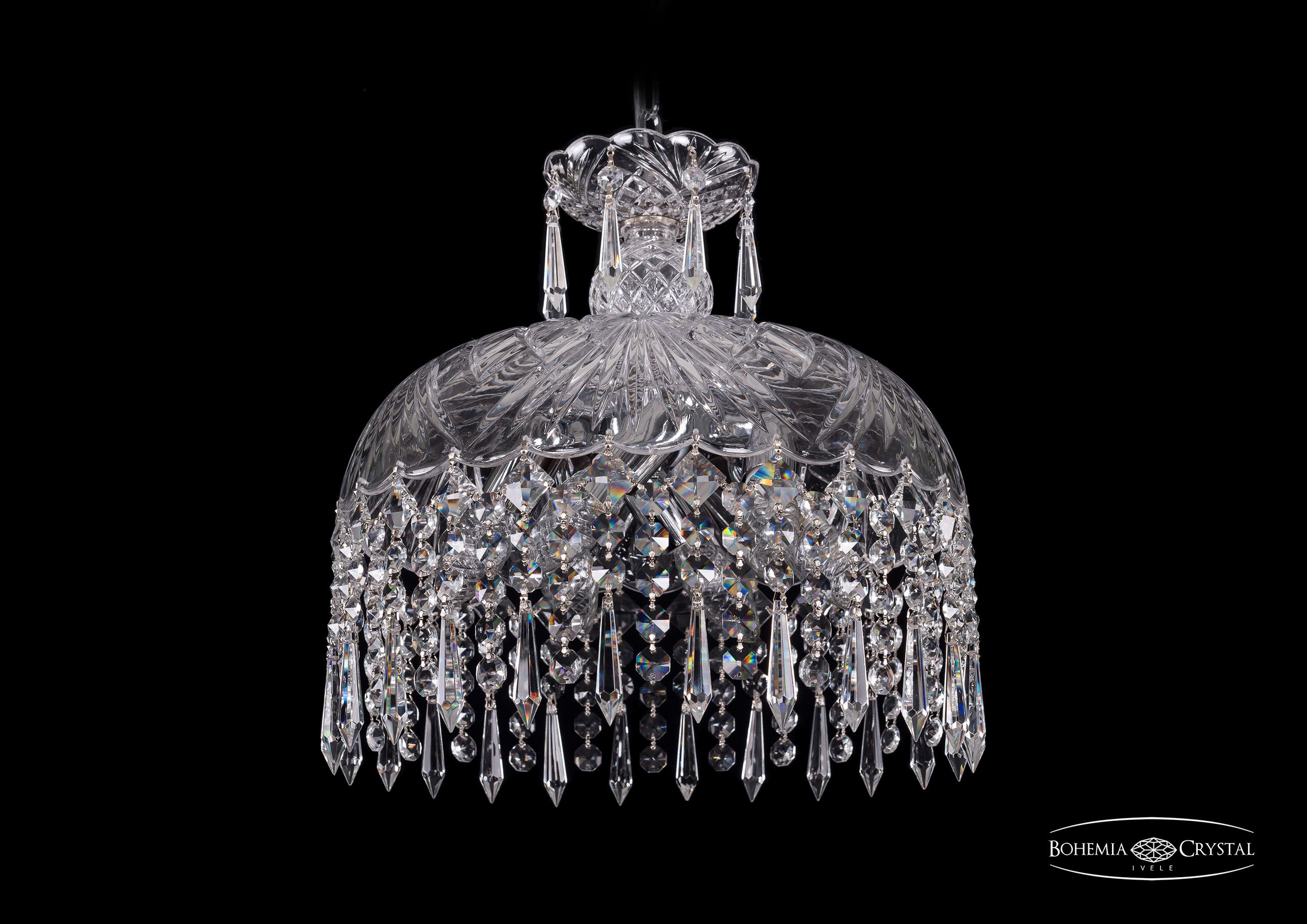 Люстра Bohemia Ivele 7715/35/Ni/Drops