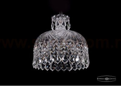 Люстра хрустальная Bohemia Ivele 7715/35/Ni/Leafs