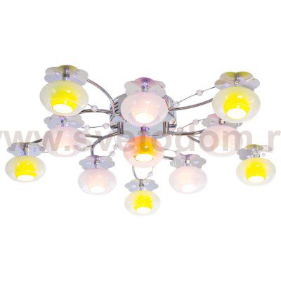 Люстра галогенная Экономсвет 7732/11CR RC MIXLED