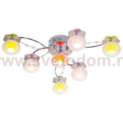 Люстра галогенная Экономсвет 7732/7CR RC MIXLED