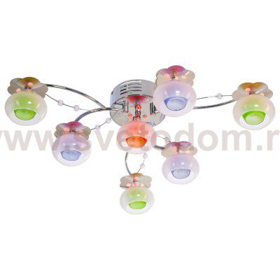 Люстра галогенная Экономсвет 7732/7CR RC MIXLED