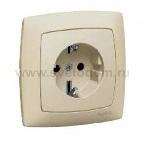 Suno Слоновая кость Розетка 774620