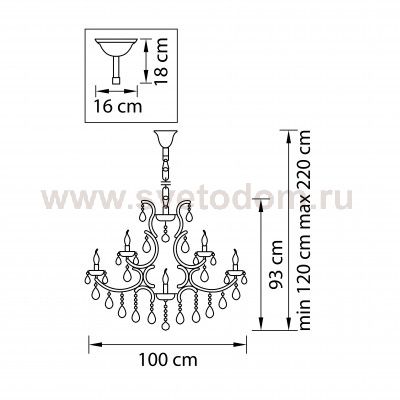 Люстра подвесная Lightstar 775313 CHAMPA