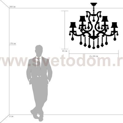 Люстра подвесная Lightstar 776194 Accia