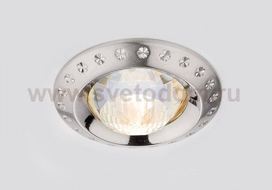 Светильник точечный Ambrella 777 PS перламутровое серебро ORGANIC SPOT