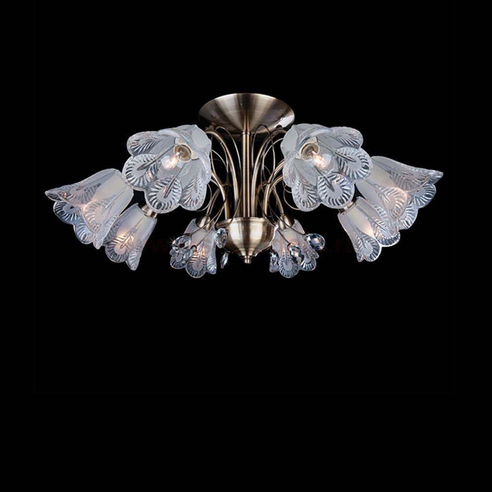 Люстра Eurosvet 7780/8 античная бронза