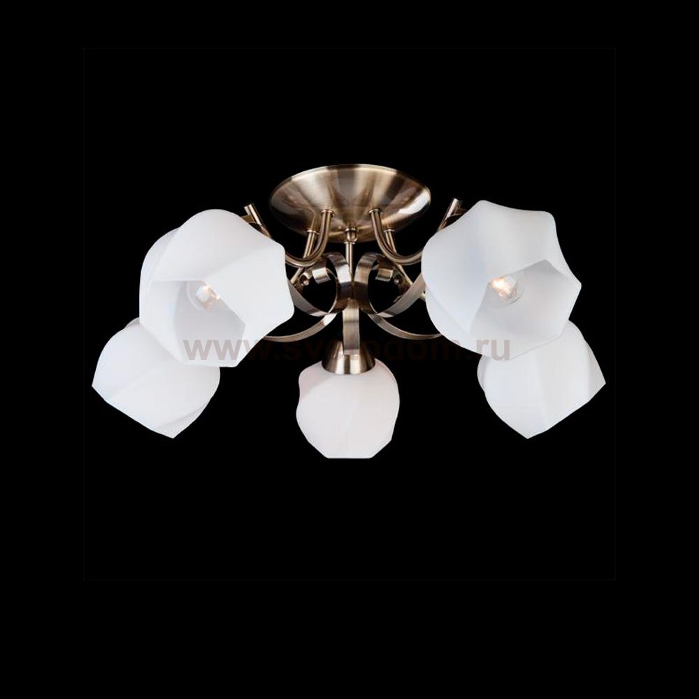 Люстра Eurosvet 7786/5 античная бронза