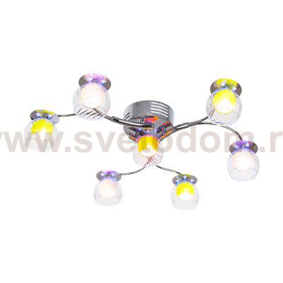 Люстра галогенная Экономсвет 7794/7CR RC MIXLED