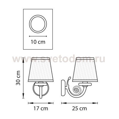 Светильник бра Lightstar 779504 Engenuo