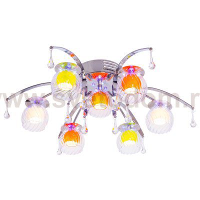 Светильник ЭкономСвет 7795/7CR RC WTBLLED