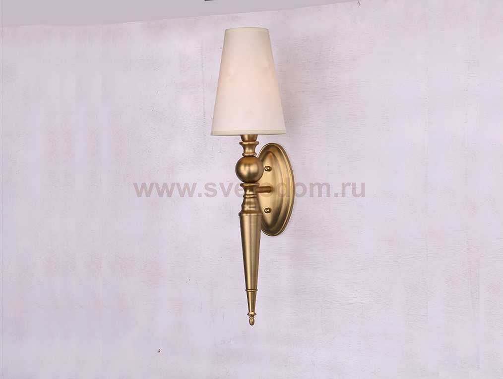 Бра Newport 7801/A brass matt