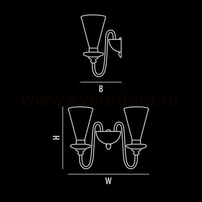 Светильник настенный бра Lightstar 780624 TORCIA