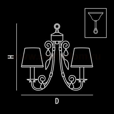 Люстра подвесная Lightstar 781030 Modesto