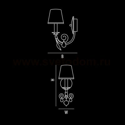 Светильник настенный бра Lightstar 781614 MODESTO