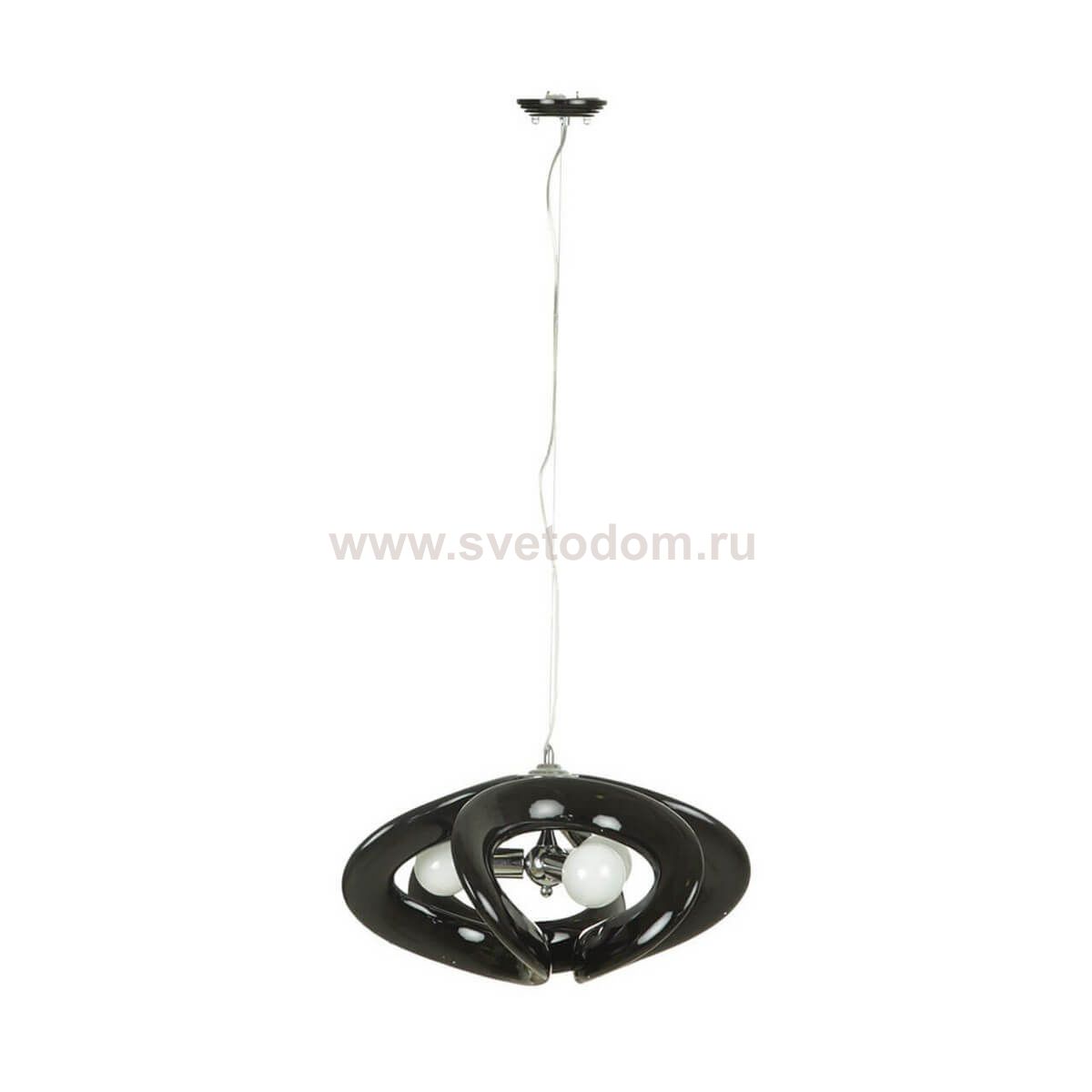 Подвесной светильник УЗЕЛ черный h-120 d-55 E27 3*15w (LED лампы в комплекте) Kink light 7829,19